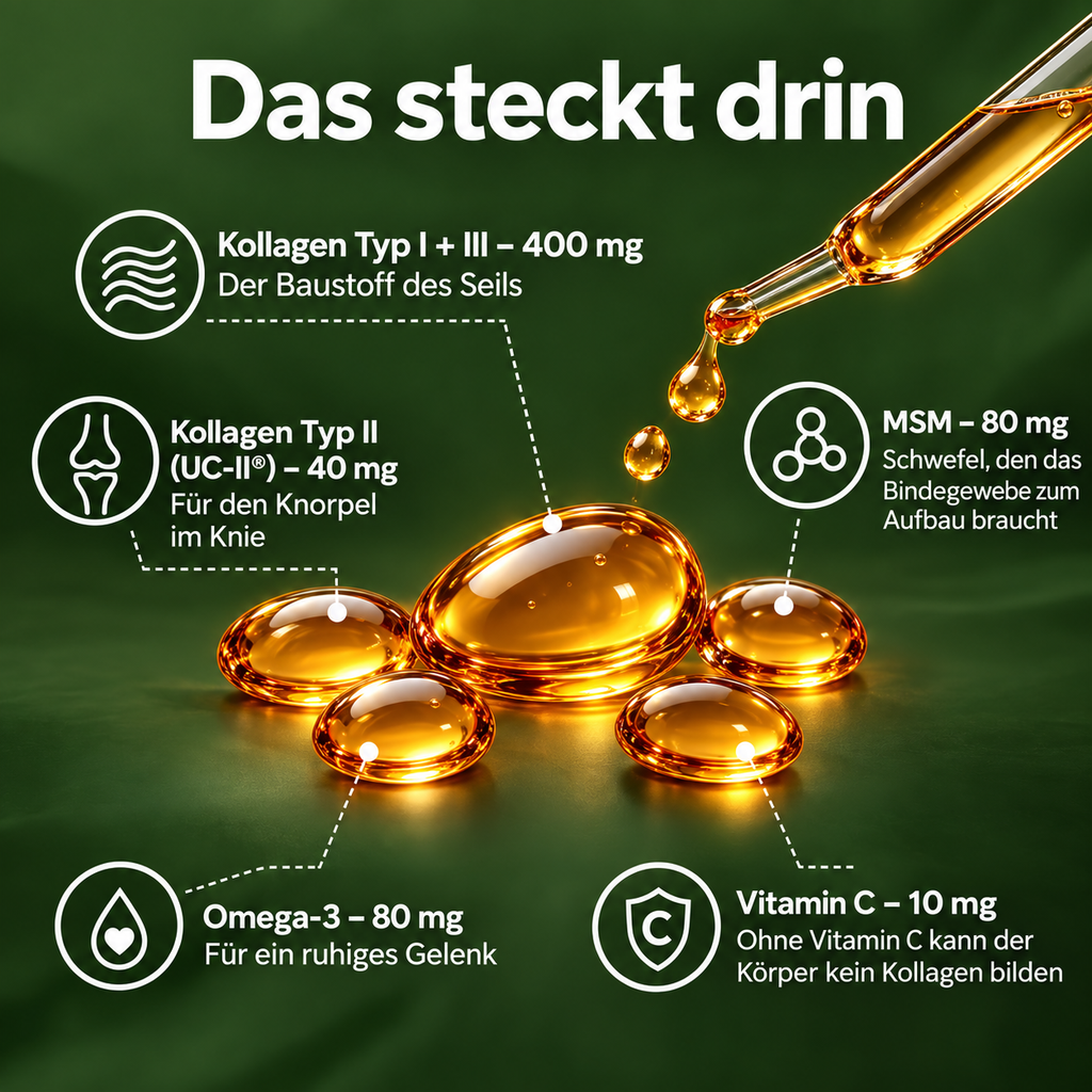 standfest Kollagen-Tropfen